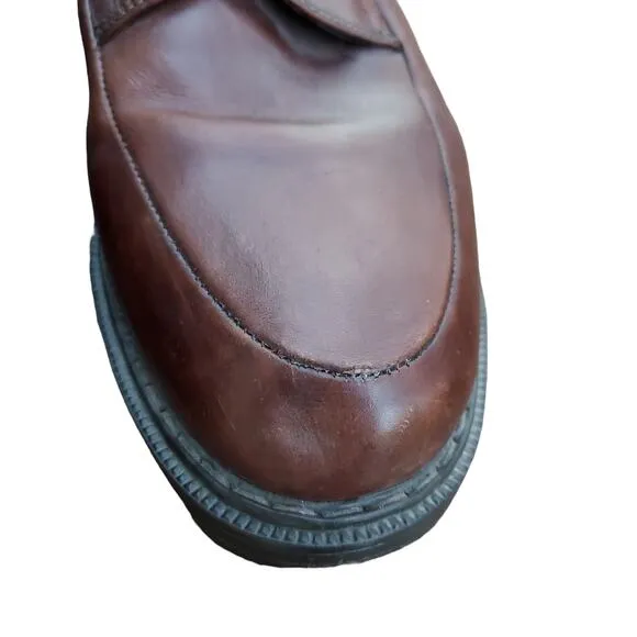 Johnston &amp; Murphy Brown Leather Boots Lace Up Ankle Italy Sz US 10 EU 43