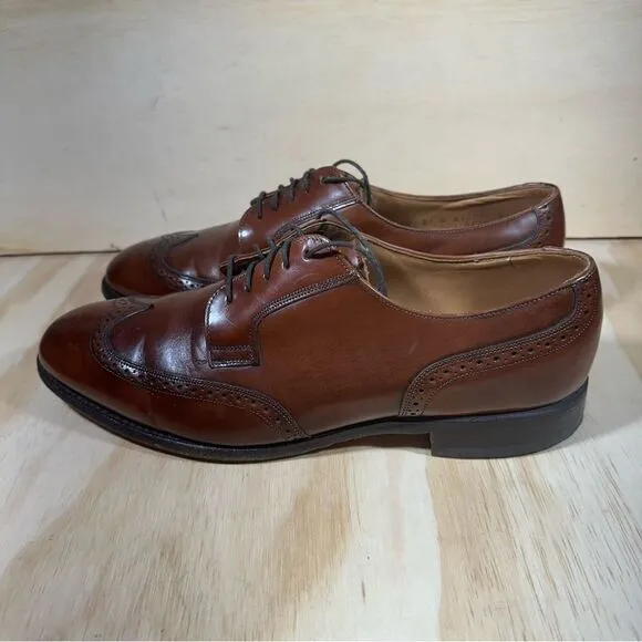 Johnston &amp; Murphy Brown Leather Lace Up Shoes Men’s Size 9.5 D