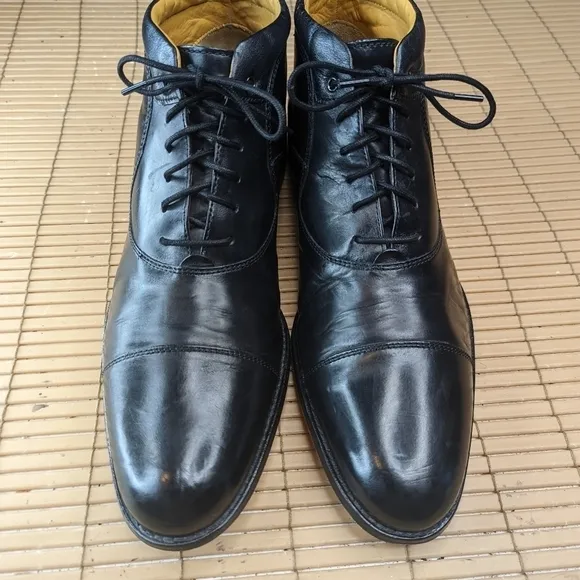 Johnston &amp; Murphy Signature Series Ankle/Chukka Boots Men's sz 11 Black Leather