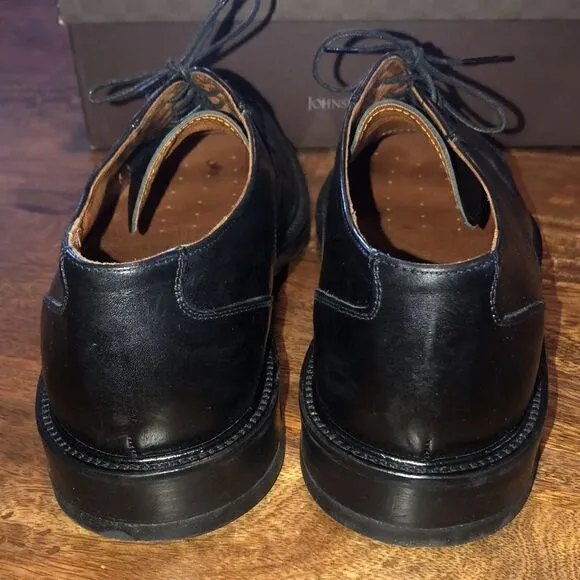 Johnston &amp; Murphy Lang Black Leather Dress shoes size 9N