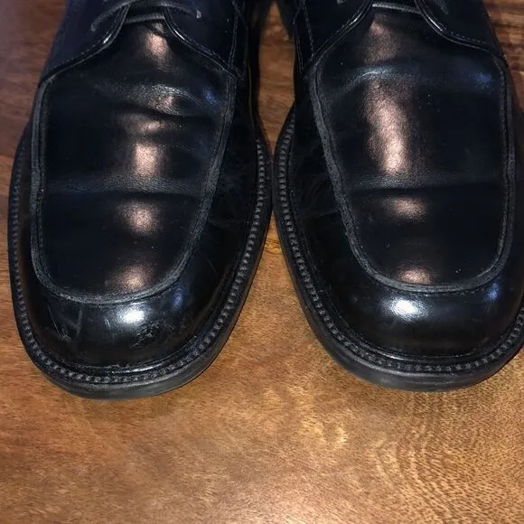 Johnston &amp; Murphy Lang Black Leather Dress shoes size 9N