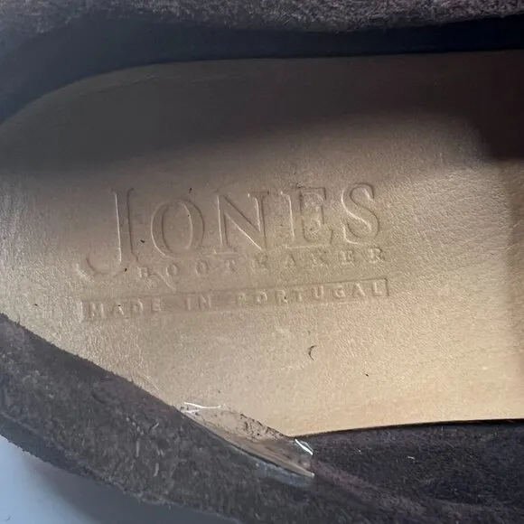 Jones‎ Bootmaker Men's Putney Suede Shoes Brown EU 43/ US 10-10.5 Dress Shoe