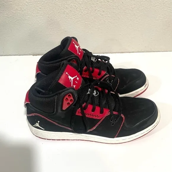 JORDAN 1 Flight 2 Black High Top Sneaker Shoes Youth 7 631784-002