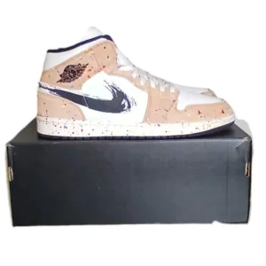 Jordan 1 Mid SE Brushstroke Paint Splatter 2021 Size 10.5