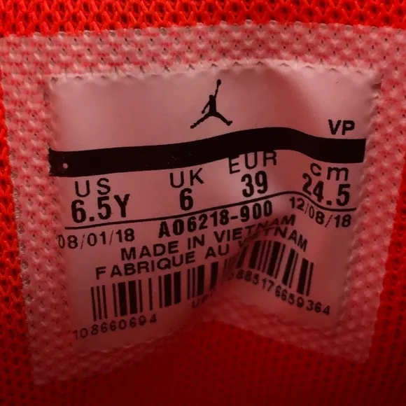 Jordan Why Not Zer0.2 'Future History' GS Basketball Shoes 6.5Y