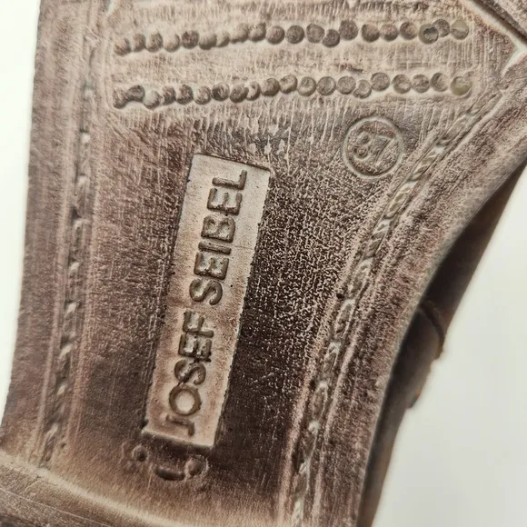 Josef Seibel Germany ankle boots women's 6 dark brown leather Sienna 81 new $210