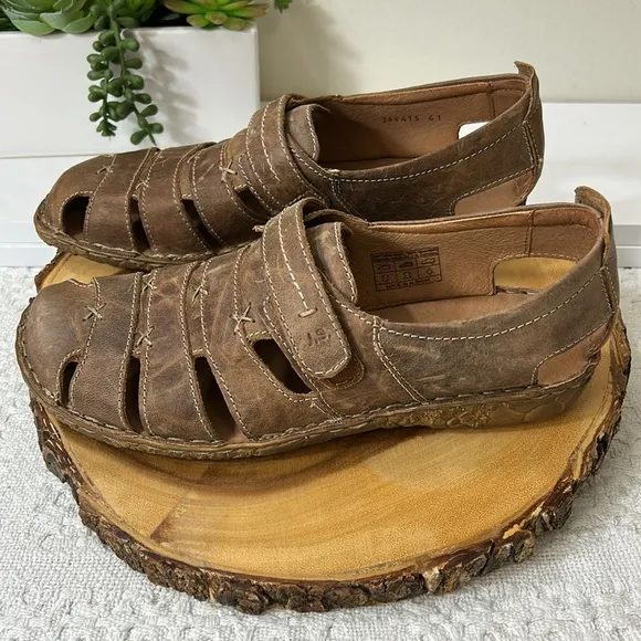 Josef Seibel Women’s Rosalie Brown sandals  (EU 41/US 10)