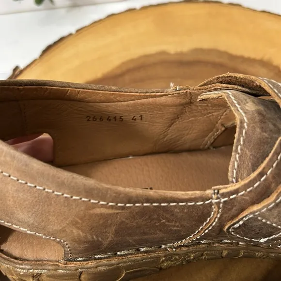Josef Seibel Women’s Rosalie Brown sandals  (EU 41/US 10)
