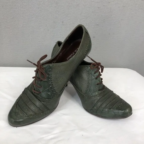 Joseph Griffin L.A. Collect Green Leather Heel 8