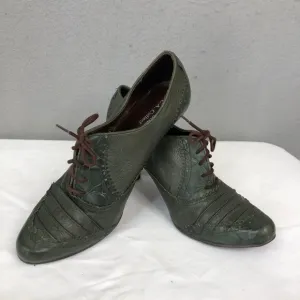 Joseph Griffin L.A. Collect Green Leather Heel 8