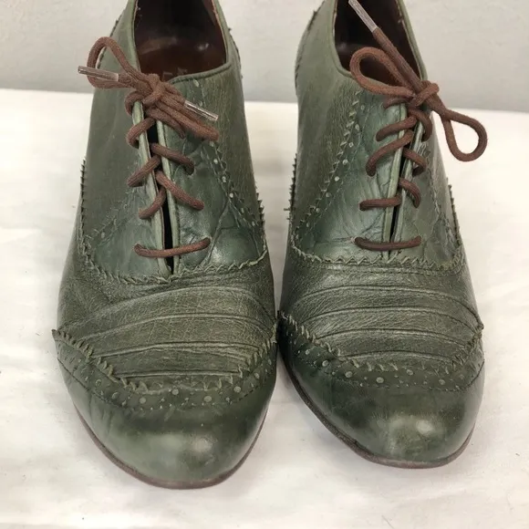 Joseph Griffin L.A. Collect Green Leather Heel 8