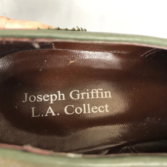 Joseph Griffin L.A. Collect Green Leather Heel 8