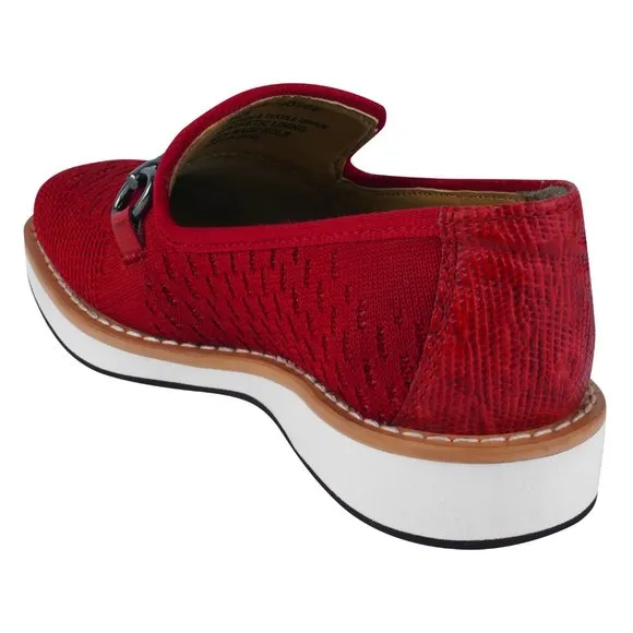 Joyce Textile Eva Sole Style With Buckle Loafers For Kids