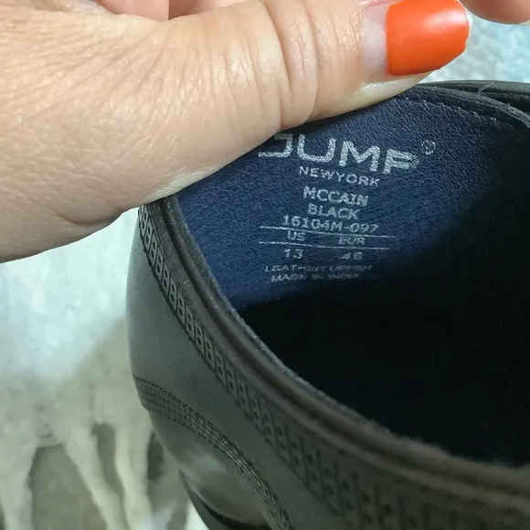 Jump New York Men's  leather shoes Manuel Double Monk Strap shoes