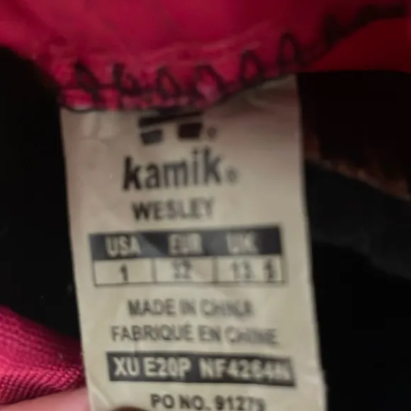 KAMIK Wesley Snow Boots Size 1