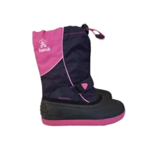 Kamik Winter Snow Boots Kids Pink Girls Size 5 Youth