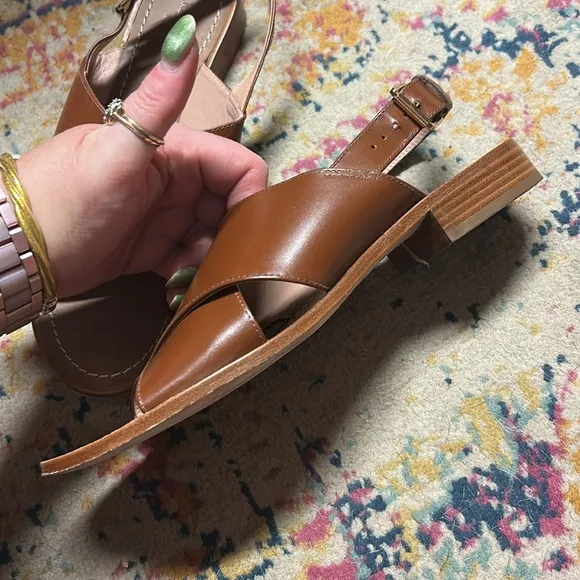 Kate Spade Brown Leather Sandals