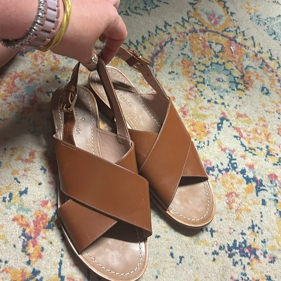Kate Spade Brown Leather Sandals