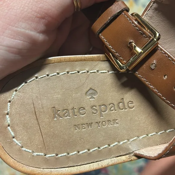 Kate Spade Brown Leather Sandals