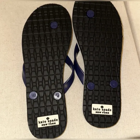 Kate ❤️ Spade Navy and Multicolor Sandals