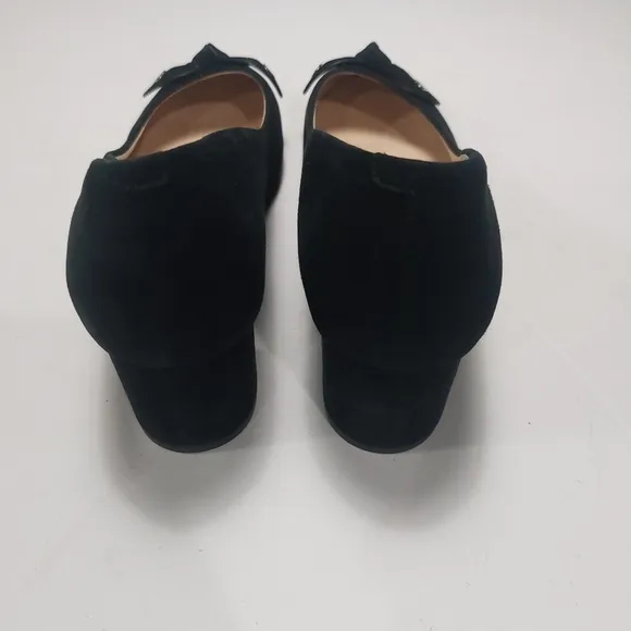 KATE SPADE New York Bernice Black Suede Block Heels