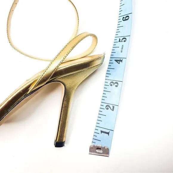 Kate Spade Women’s Gold &amp; Black Bow Heels - Size 6.5 - Made in Italy!
