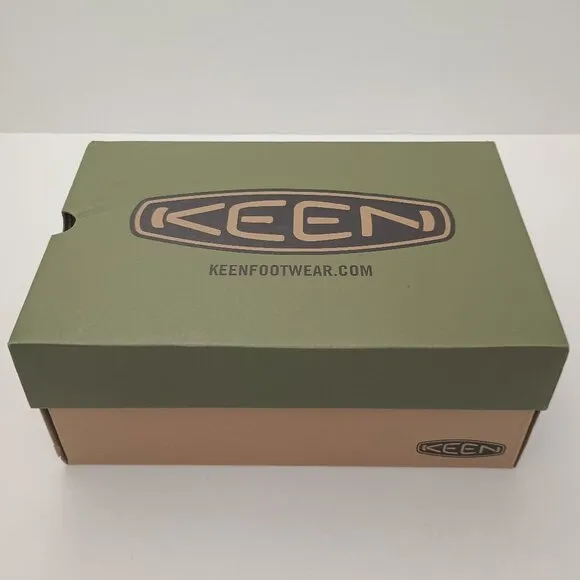 Keen Men's Yogui Arts Slides Slip On Sandals Closed Toe Camo Green, Black NWB