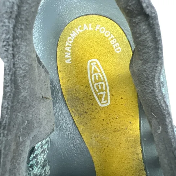 KEEN Uneek Sandals Men's US 8.5 Blue Yellow Woven Cord Water Comfort