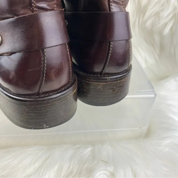 KENNETH COLE ANKLE BOOTS SHOES UPPER LEATHER SIZE 7 MAN