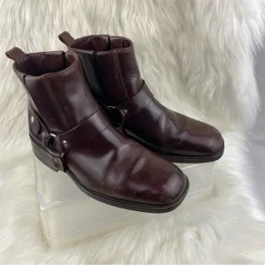 KENNETH COLE ANKLE BOOTS SHOES UPPER LEATHER SIZE 7 MAN