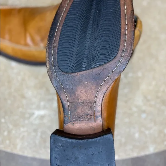 Kenneth Cole Men's Tan Leather Slip-On Shoes