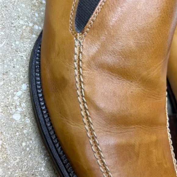 Kenneth Cole Men's Tan Leather Slip-On Shoes