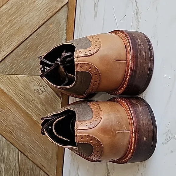 Kenneth Cole Oxford Elite Class Brown Shoes