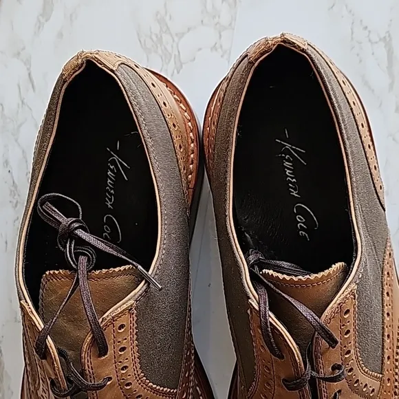 Kenneth Cole Oxford Elite Class Brown Shoes