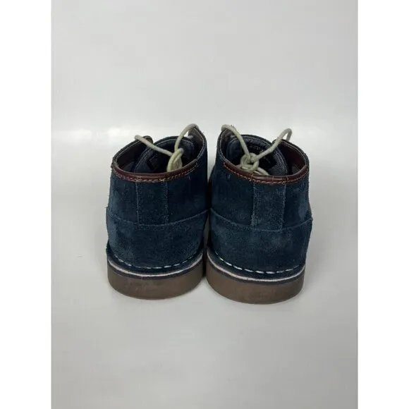 Kenneth Cole Shoes boots Mens 8.5 M Blue Suede Desert Sun Chukkas Hipster