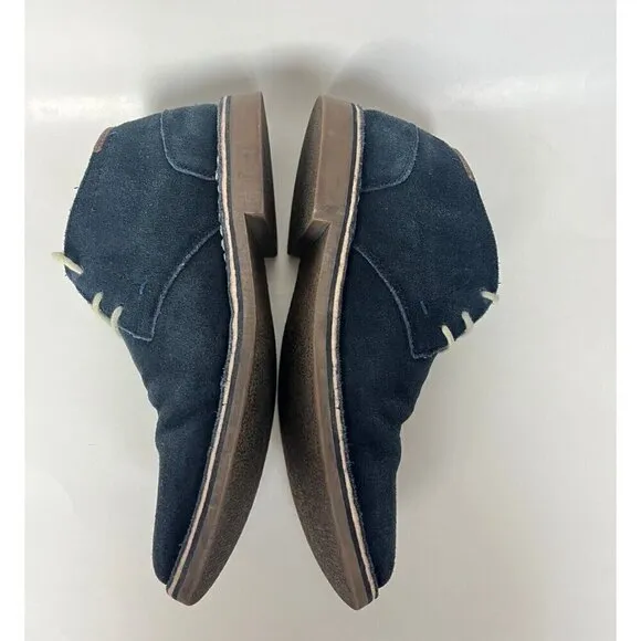 Kenneth Cole Shoes boots Mens 8.5 M Blue Suede Desert Sun Chukkas Hipster