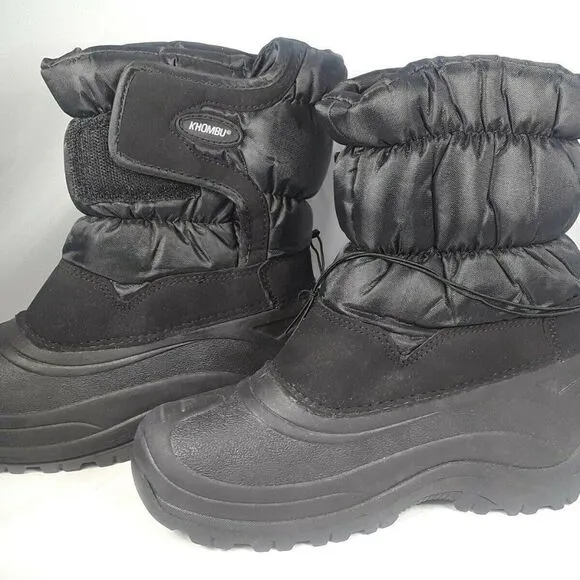 KHOMBU Kid's Unisex Waterproof Winter Boots Sz 2