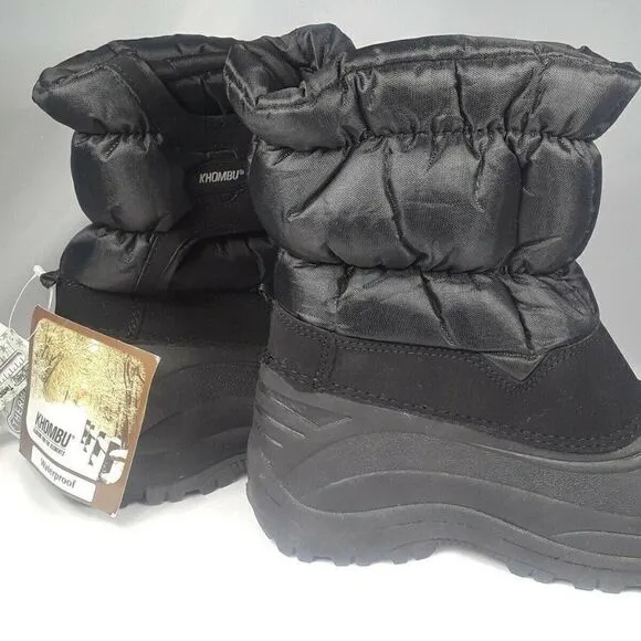 KHOMBU Kid's Unisex Waterproof Winter Boots Sz 2