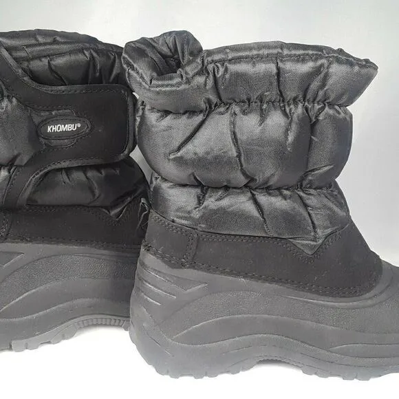 KHOMBU Kid's Unisex Waterproof Winter Boots Sz 2