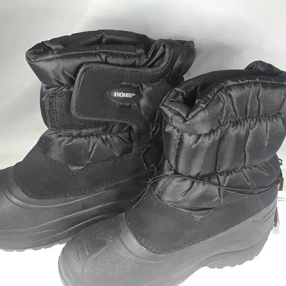 KHOMBU Kid's Unisex Waterproof Winter Boots Sz 2
