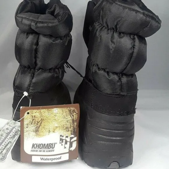 KHOMBU Kid's Unisex Waterproof Winter Boots Sz 2