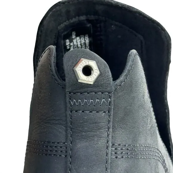 Kodiak Women's Boots Low Rider SZ 9.5 V Cut Ankle Bootie Black Slip On Leather