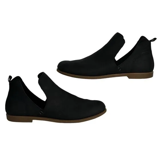 Kodiak Women's Boots Low Rider SZ 9.5 V Cut Ankle Bootie Black Slip On Leather