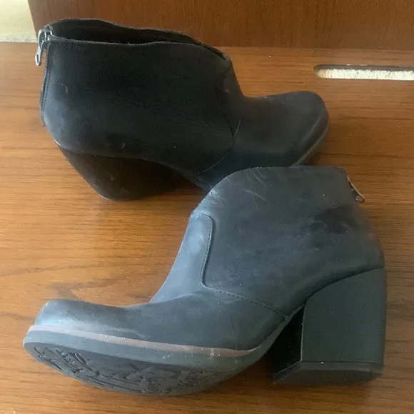Kork-Ease GEMINI Ankle Boots Women’s 10 Black Korks