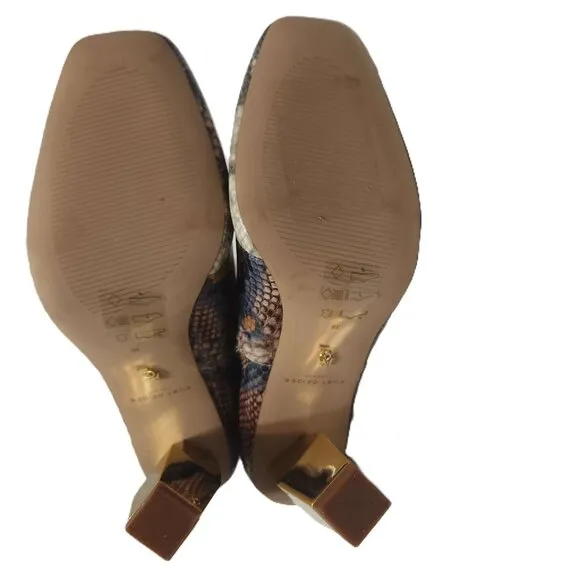 Kurt Geiger London Daxon boots Women's 38 Colorful snakeskin print Gold heels