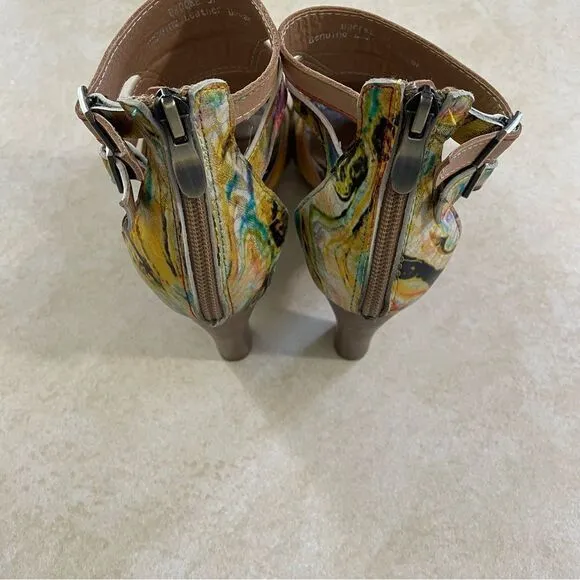 L’ artiste by spring step Brooke Shooties heel sandal shoes size 37 women’s Art