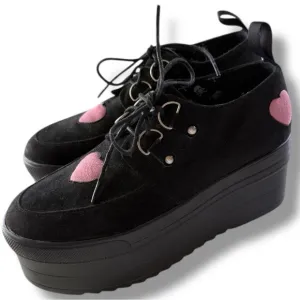 Lamoda Cotton Candy Flatform Platform Dolls Kill Shoes Oxfords Derby Shoes Sz 8