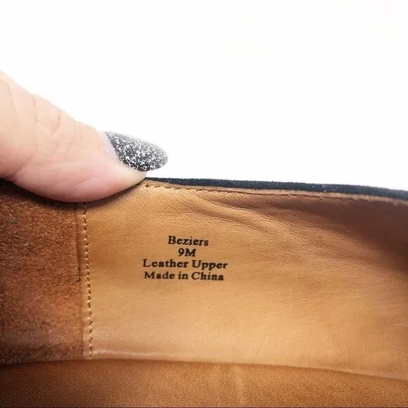 L’AMOUR DES PIEDS | Black Beziers Suede Shoes 9