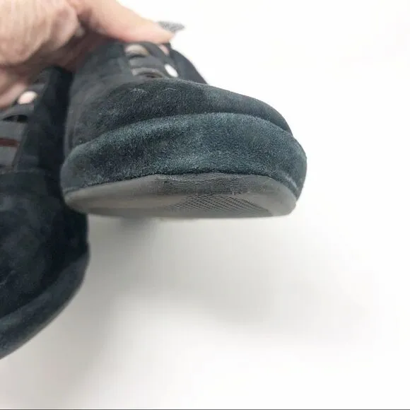 L’AMOUR DES PIEDS | Black Beziers Suede Shoes 9