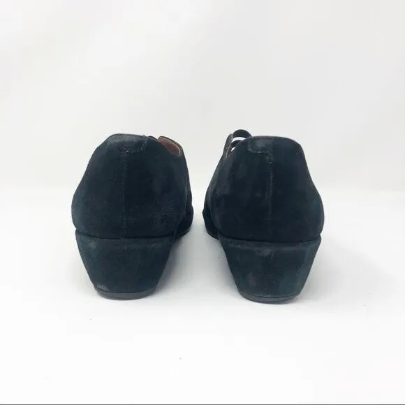 L’AMOUR DES PIEDS | Black Beziers Suede Shoes 9